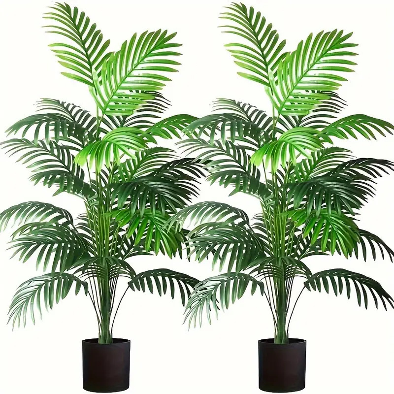 24-листья пальмы Areca, искусс – обзор и цена Ficus Lyrata Tree