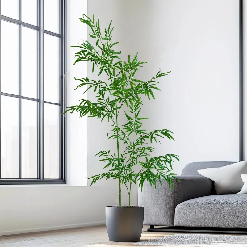 Искусственный бамбук, большой  – обзор и цена Ficus Lyrata Tree