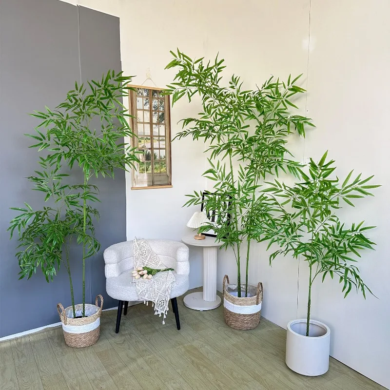 Искусственный бамбук, большой  – обзор и цена Ficus Lyrata Tree
